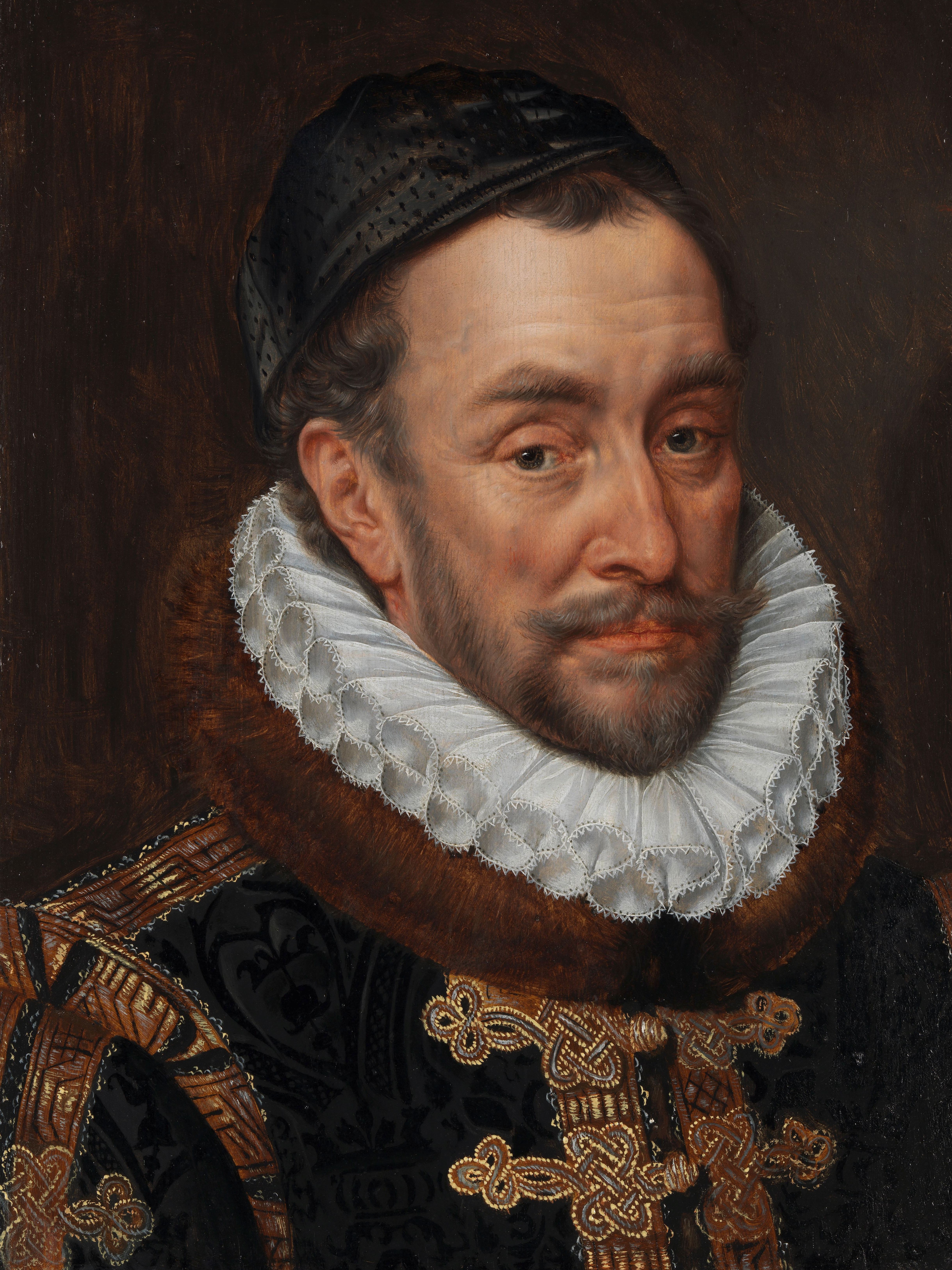 Portret van willem van oranje nassau 